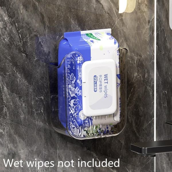 Vægmonteret vådservietholder A