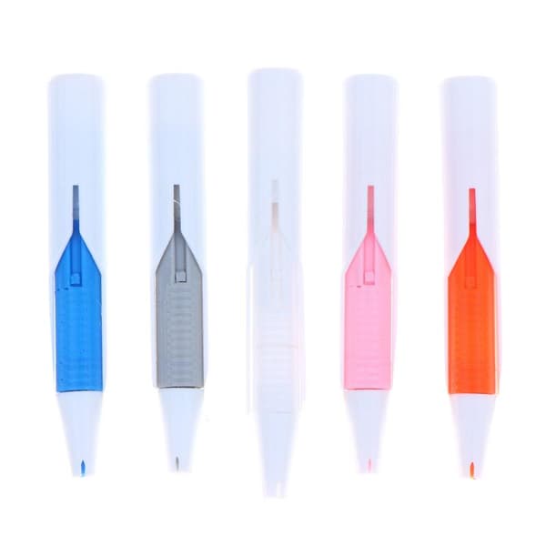 Pen-sæt med automatisk perledispenser, voksfrit design og borebakke Pink