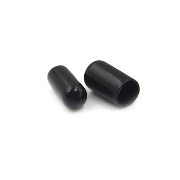 20 stk End Cap Gjenge Vanntett deksel Vinyl Gummi Stålstang T C