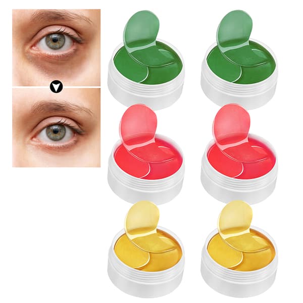 MOIKA 60st 24K Guld Ögonmask Patch Återfuktande Lugnande Mörk 60pcs