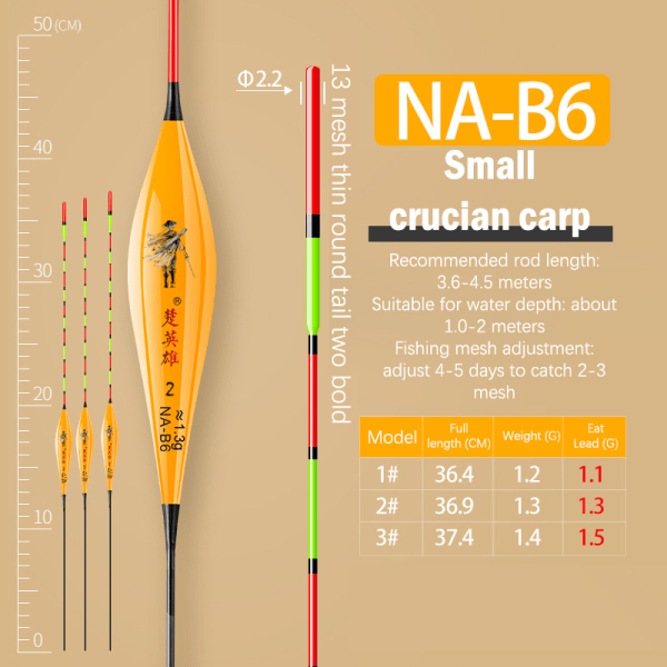 Kalastusuhe Float Silmäänpistävä kolmio Tail Float Indicator S B 3#