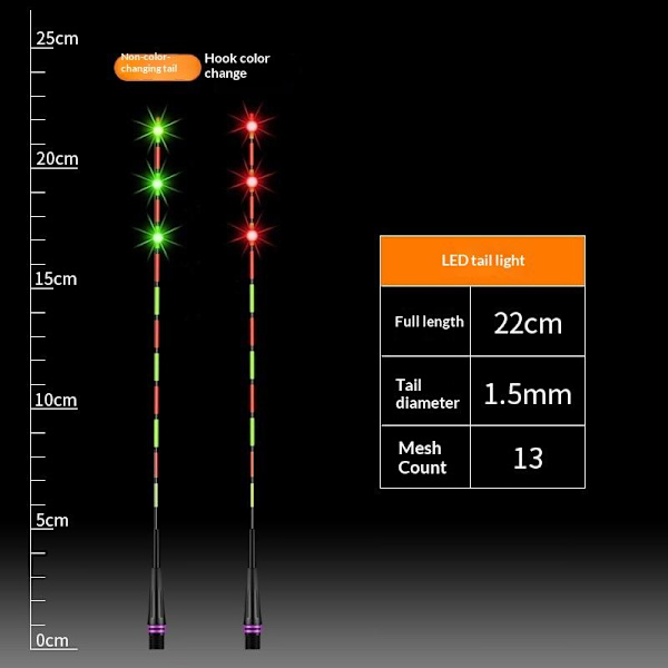 Supersterk LED Smart Float Ultra Sensitive Topp Lysende Elekt B