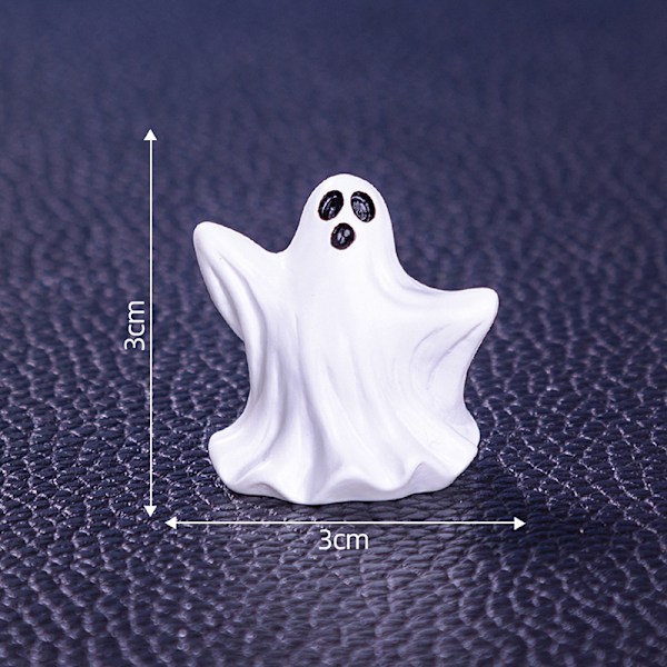 Mini Halloween Ornament Pumpkin Ghost Figurine Car Interior Hom A6