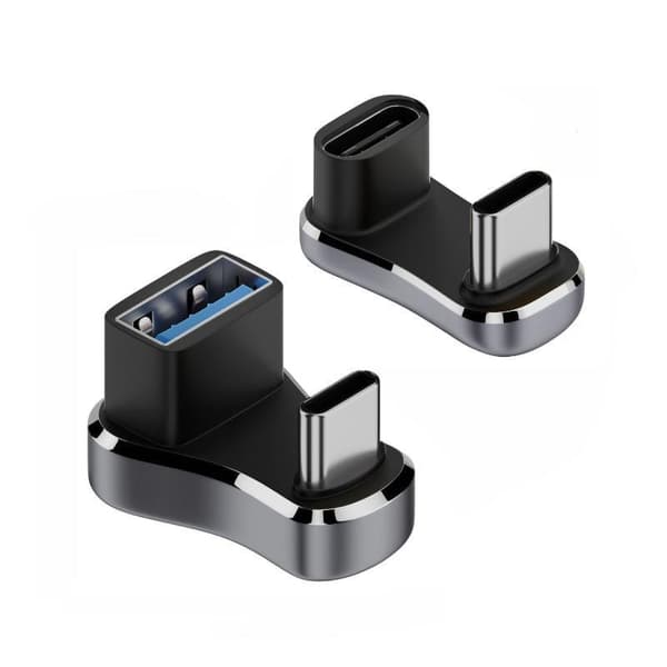 USB C-adapter Typ C hane till hona 20 Gbps PD 140W snabbladdning A1
