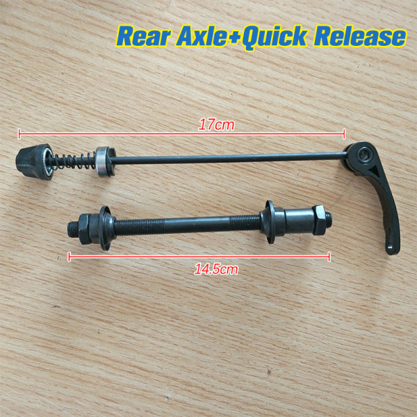 Sykkel Quick Release + Front Bakaksel Utløserstang foran rear