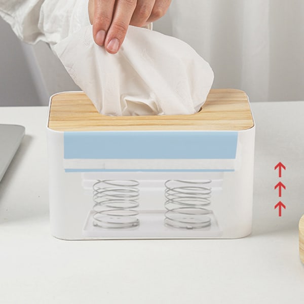 Creative Spring Tissue Box presenterar Spring Support Tissue Sprin Transparent
