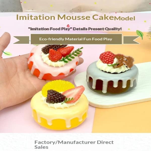 Kunstig Kake Dessert Bryllupsfest Dekorasjon Kakedekorasjon A2