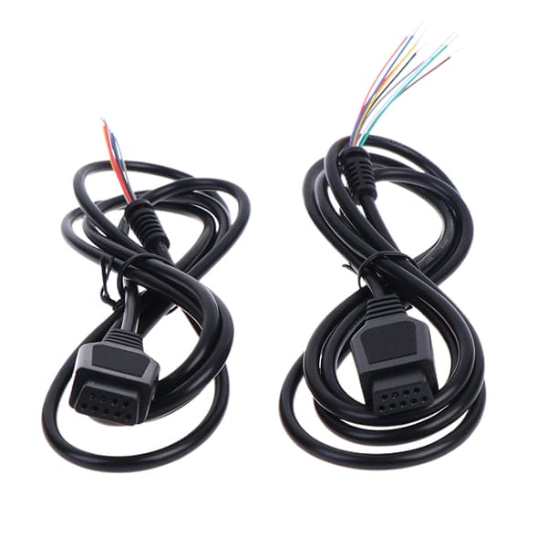 Kabel for Genesis 2 MD 2 Kontrollkabel Forlengelseskabel 9-pinners spillkabel 2PCS