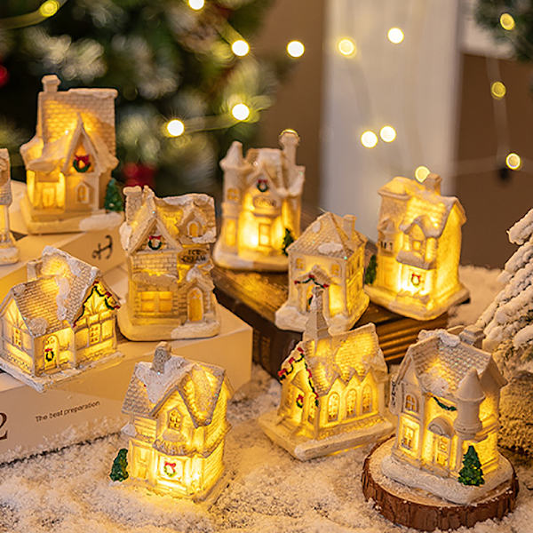 Jul Led Candle Light Bærbar julelanterne Santa Cla A2