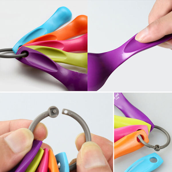 5PC Style Kitchen Colourworks Mätkoppar Sked Kopp Bakning