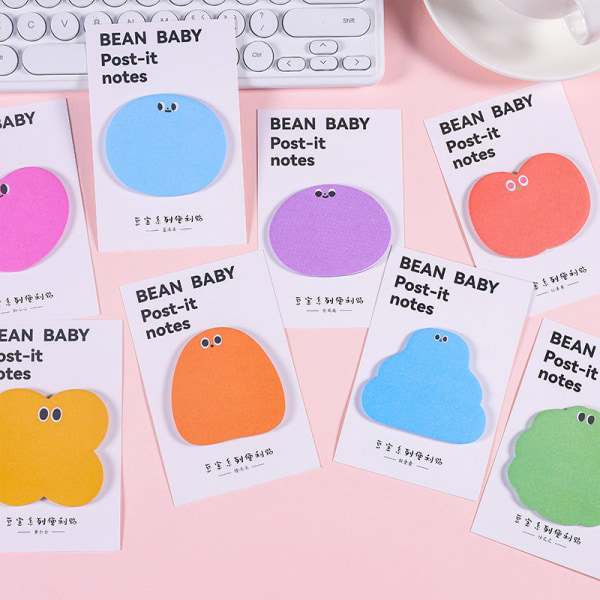 Bean Bag Series post-it Notes e Mini Sticky Notes Self-Stick No Pink