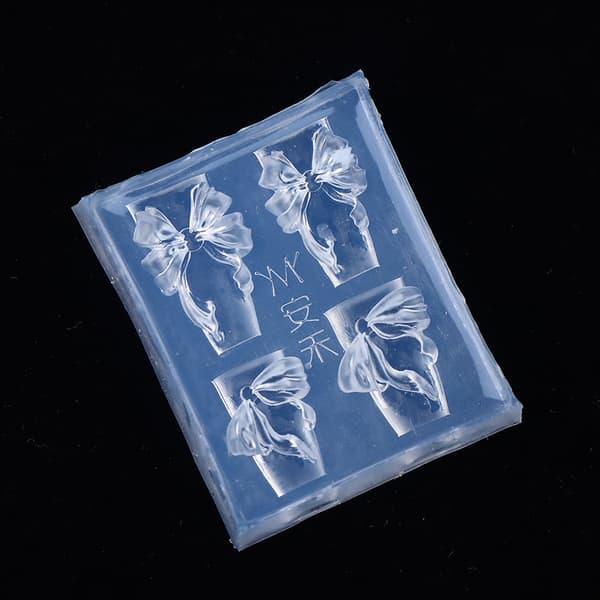 3D Sløjfeforme Sløjfer Negleforme Neglekunst Silikoneforme Negle A