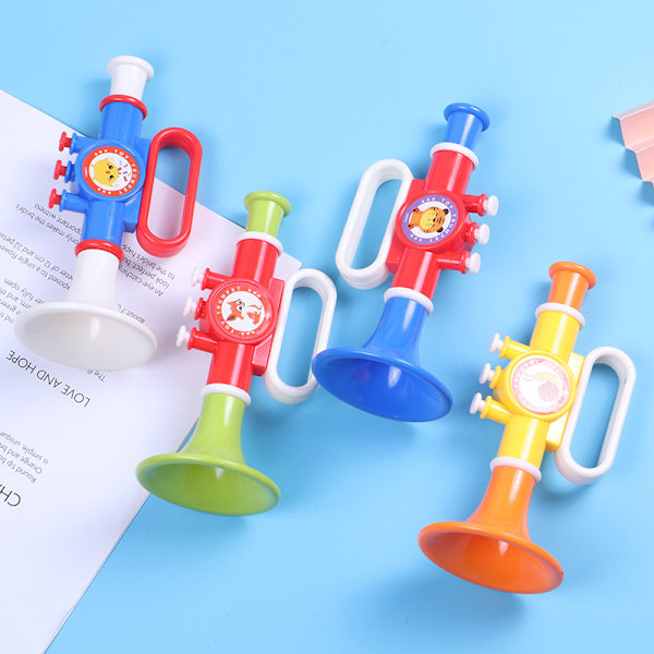 17 cm blåsande trumpetröst som byter visselhornsleksaker Musical P 1PC Random Color