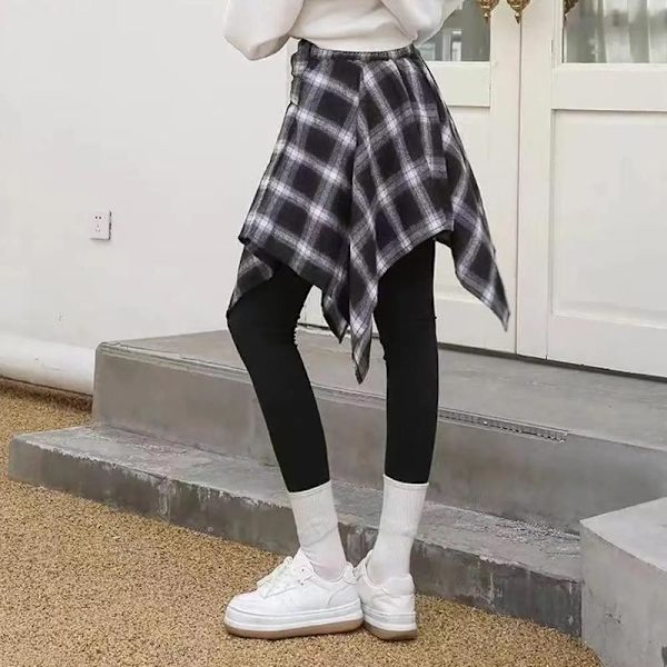 Mini Plaid Nederdel A4