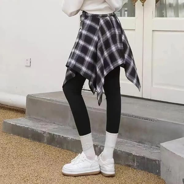 Mini Plaid Nederdel A5