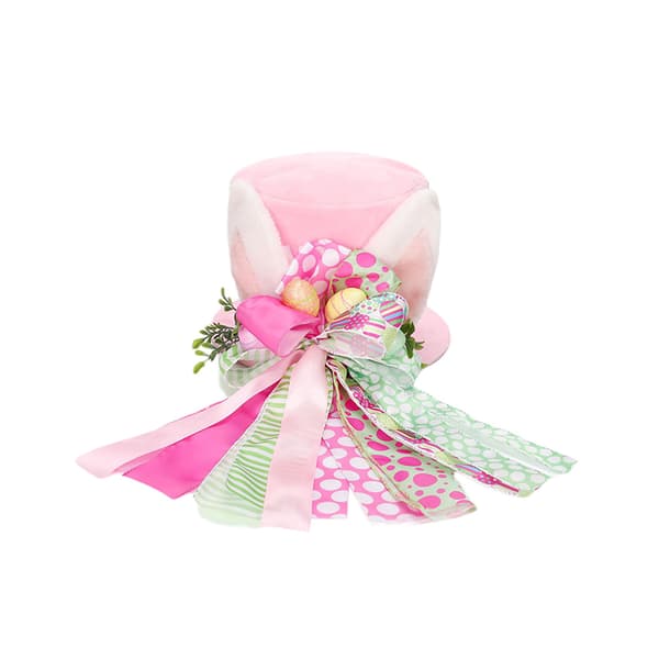 Ny påskgranstoppare kaninhatt Pink