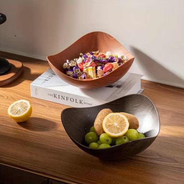 1 stor plastik festbord salat frugtskål B