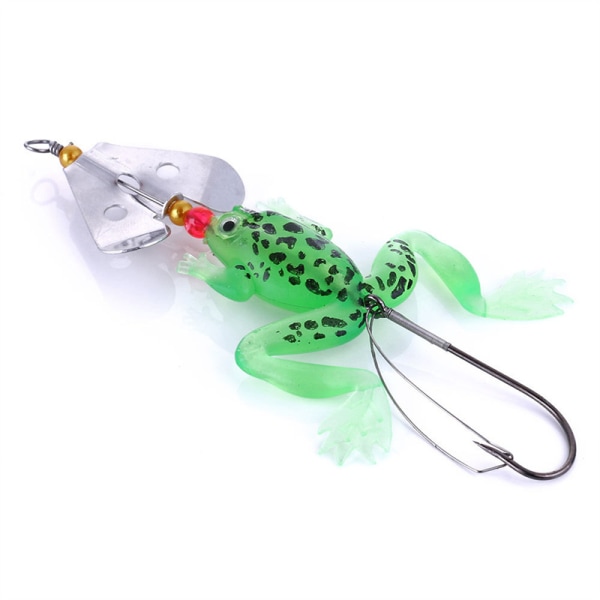 Fishing Soft Lures Faux Frog 4 farver Kvalitet God Crankbaits L A2