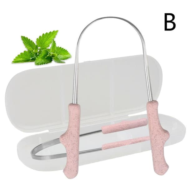 Vete Orange Tunga Tungskrapa Munhygien Mun S Pink B