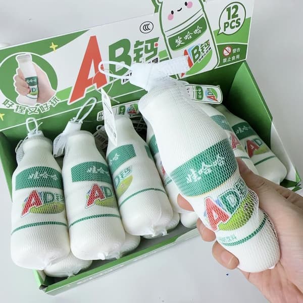 AD Calcium Mælkeformede Squishy Legetøj Blødt Langsomt Stigende Til Nosta A2 S