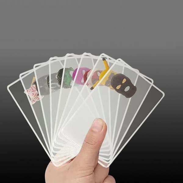 Klar ID Kredittkortholder Visittkort Protector Sleeves Con 3