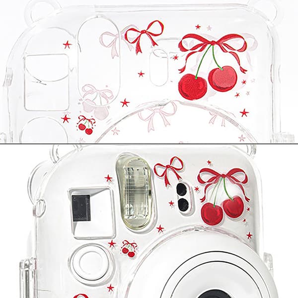 För Instax Mini 12 Transparent Kameraskyddsfodral Utan S C