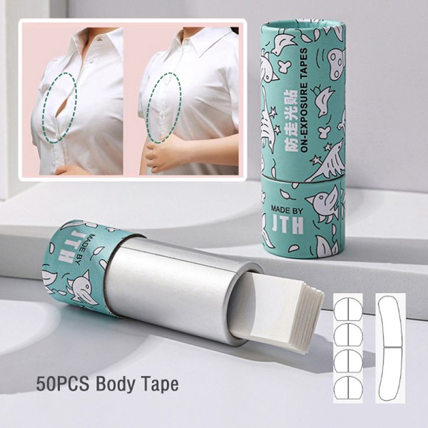 50 stk dobbeltsidig tape for klær Body Fashion Skin Clear Tap B e8e4 | B |  Fyndiq