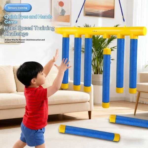 Vuxna Barn Fångar Pinnar Spel Fallande Pinnar Fångar Sensoriskt Yellow  Remote
