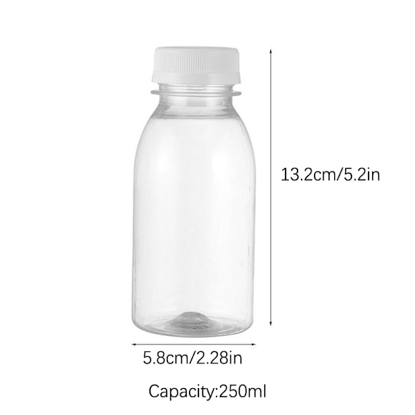 6 stk 250 ml melkeflasker juiceflasker lekkasjesikre melkeflasker være 6PCS