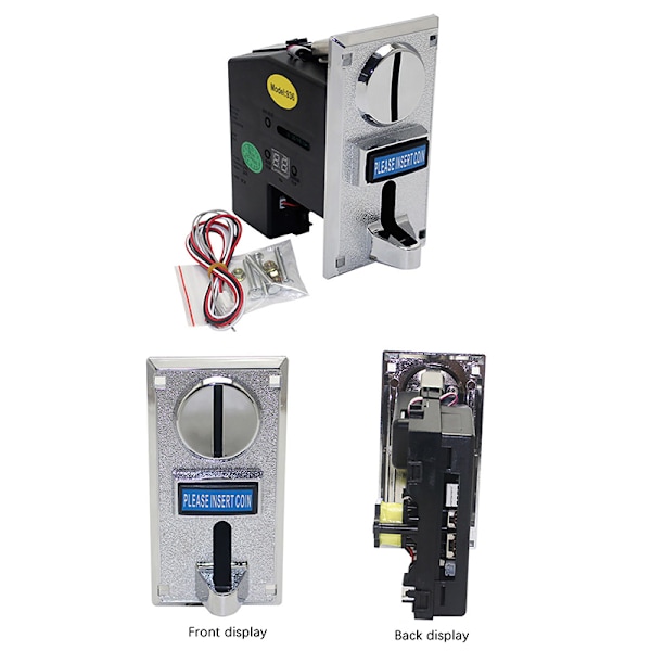 1kpl 616 Multi Coin Slot Acceptor Electronic Roll Down Coin Acce