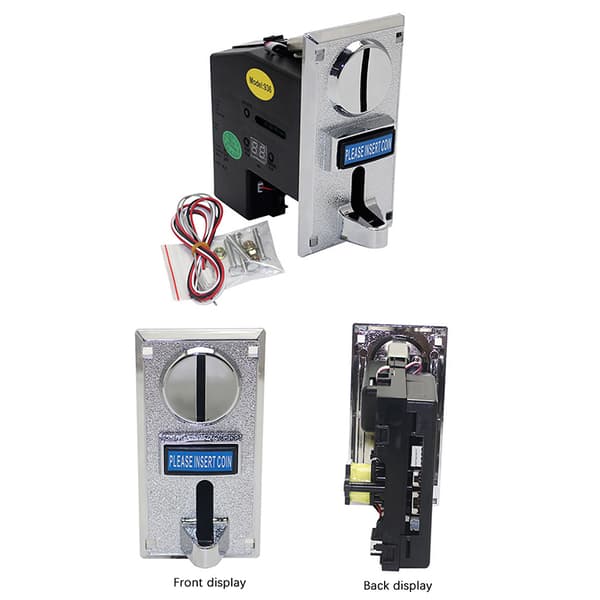 1Pc 616 Multi Coin Slot Acceptor Elektronisk Roll Down Coin Acce