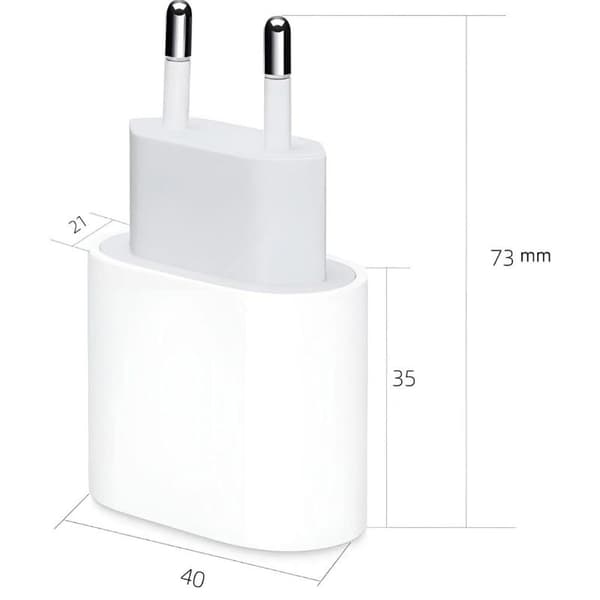 1 sæt 20W USB C EU PD hurtigoplader til telefon 15 16 Pro Max 15 1 A1