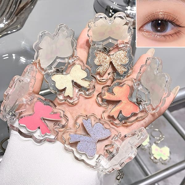 Cappuvini Luomiväripaletti Meikki Shimmer Glitter Luomiväri P 2