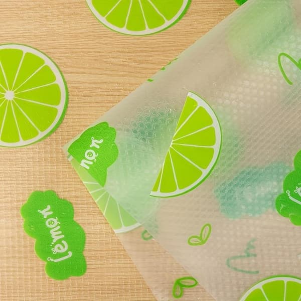 4-delad vattentät kylskåpsmatta, fuktsäker, halkfri 8Pcs