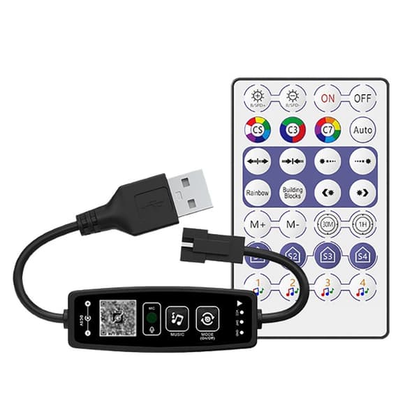 WS2811 WS2812B SP6812 Bluetooth LED Pixel Strip Controller Til A1