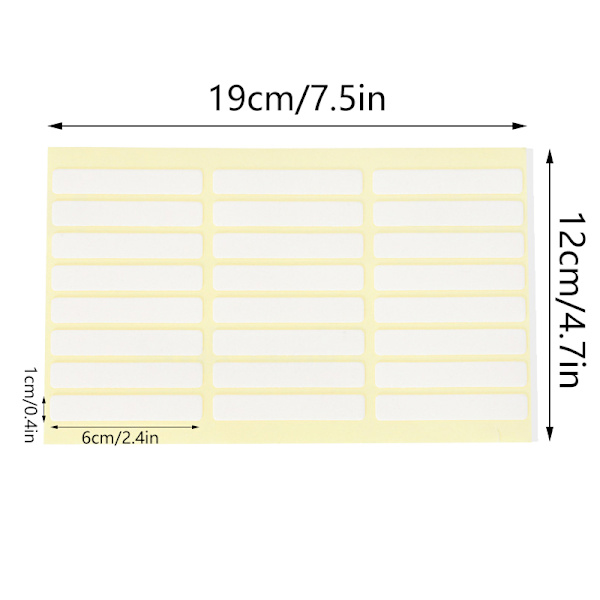 24 stk klar negleklebende tape falske negler Display Stand Sticke