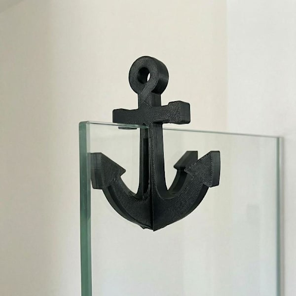 Ankarformad badrumskrok Black