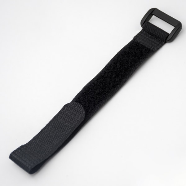 Tarranauhajännite Nylon Käänteinen soljen sidontalanka Itsekiinnittyvä black 20mm*300mm