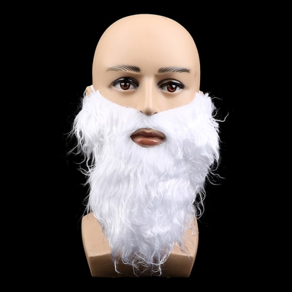 Festforestillingsrekvisitter Julemanden hvidt skæg Skægsæt Xmas B