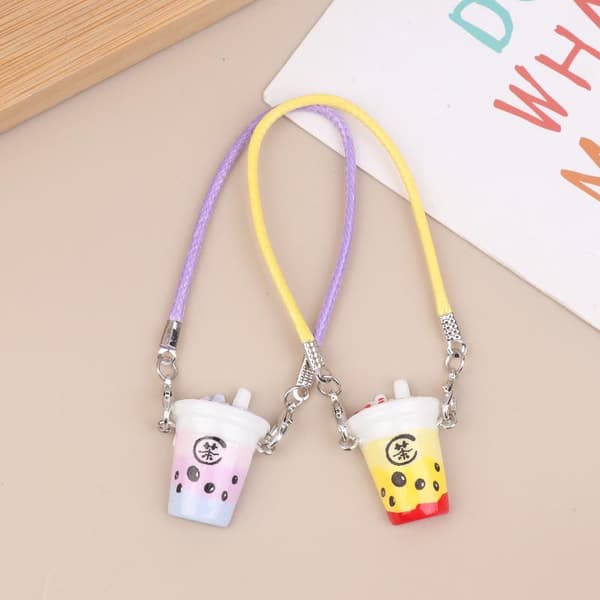 5/10 kpl simulaatio Mini Bubble Tea Cup Crossbody Laukku Nuket Kangas 5Pcs random
