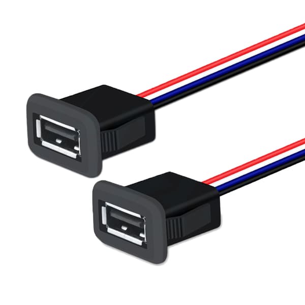 USB typ C vattentät kontakt typ-C med kortspänne hona