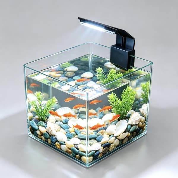 Akvarium LED-lys Ultratynt Vanntett Fisketank Vannplanter A6