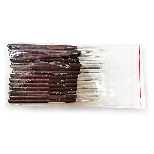 16 stk plast håndtak heklekroker håndtak strikkesett hekle