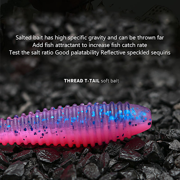 8 stk Aohu Long Casting Road Runner 7.5CM3.65G Skrue T-tail Roa D