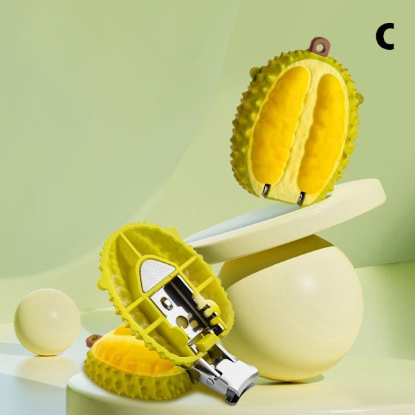 Mini sammenleggbar negleklipper Finger Toe ter Rustfritt stål Porta C