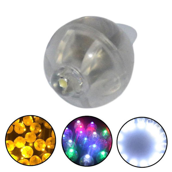 5kpl LED-ilmapallovalo, pieni led-valo pyöreä led-pallolamppu Weddi A3