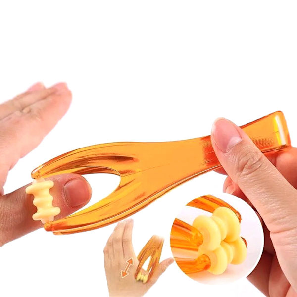 Multifunktionel fingermassager Skab slank og smuk Ha Yellow