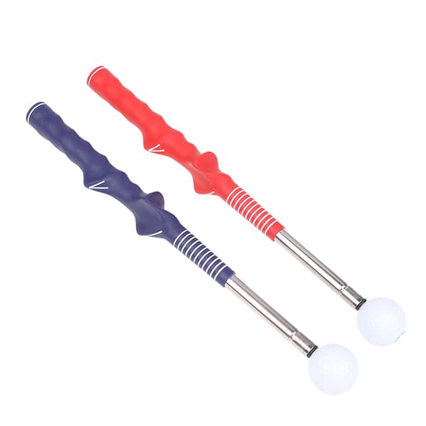 Golf infällbar svingträningspinne tränare golf ljudassistans Red