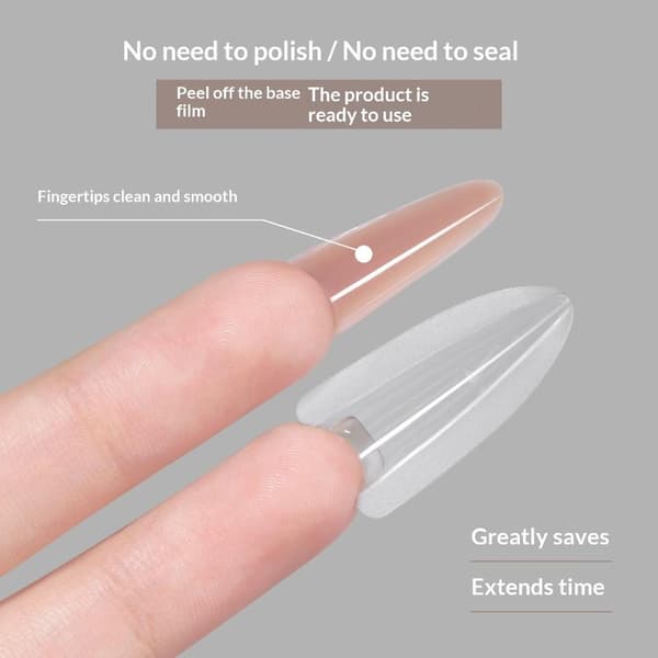 180 stk Sandwich Dual Nail Forms 15 størrelser forlengelser-Dual Forms T A2