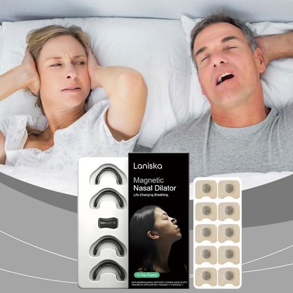 15 par säkra magnetiska näsremsor 1set